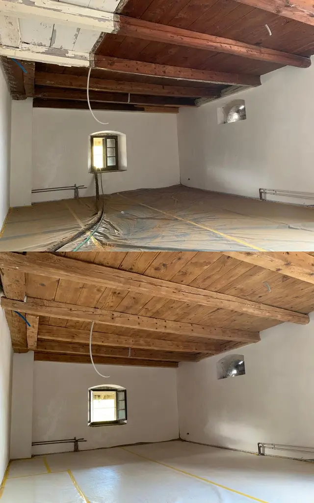 Sablage & Gommage (Genève) des plafonds en bois