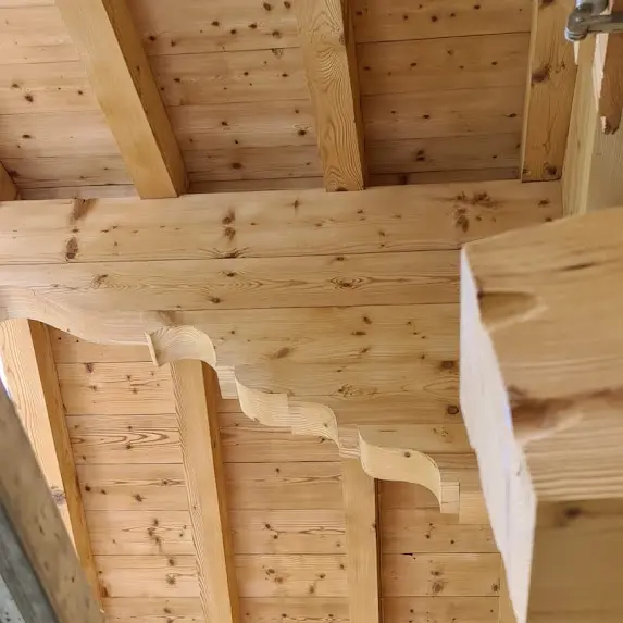 Sablage & Gommage (Vaud) d'un chalet en bois.