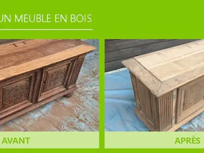 Sablage de meubles en bois