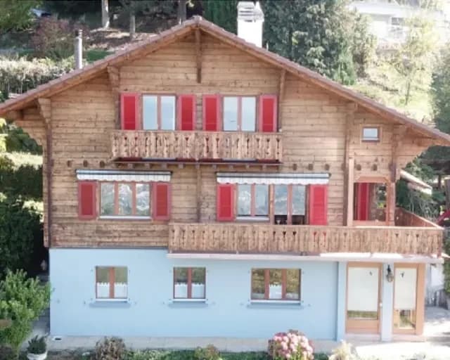 Gommage & Sablage (Vaud) d'un chalet.