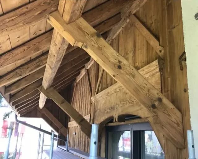 Sablage (Fribourg ) d'une ferme fribourgeoise