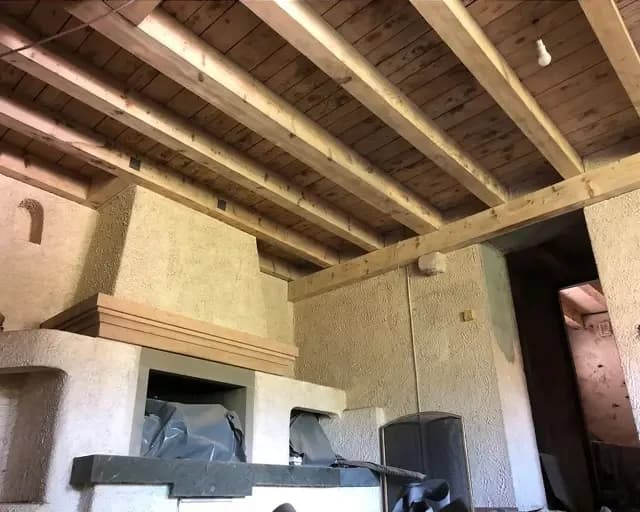 Sablage et gommage des plafonds en bois à Chêne-Bougeries