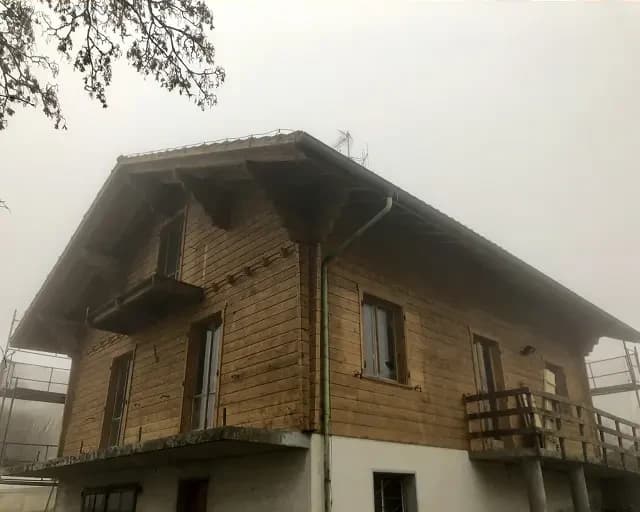 Sablage & Gommage (Neuchâtel) d'un chalet en bois