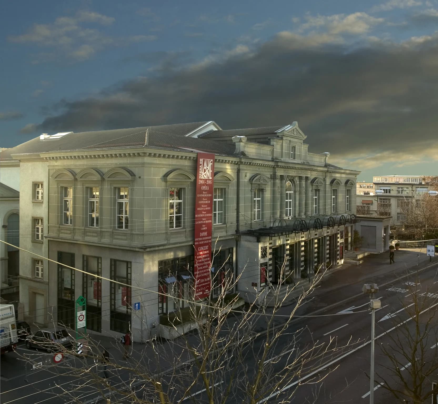 Façade de l'Opéra de Lausanne