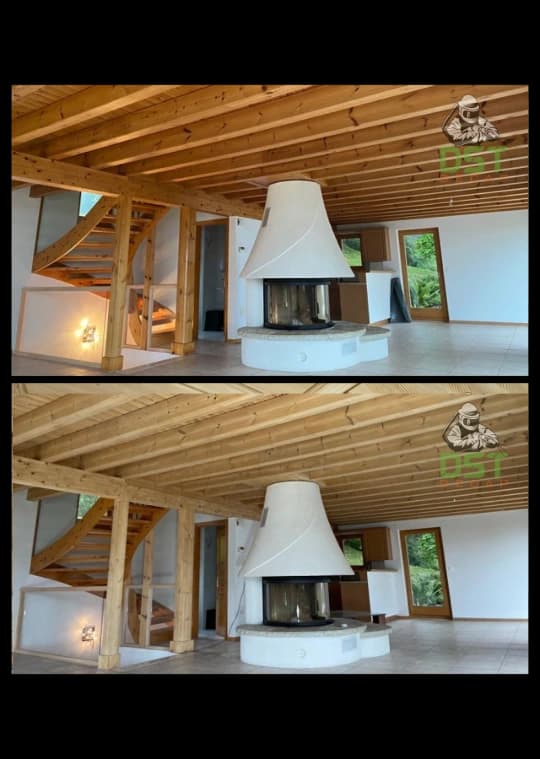 Grenaillage d'une structure métallique pour AMAG