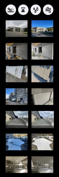 Chantier de sablage béton à Yverdon-les-Bains