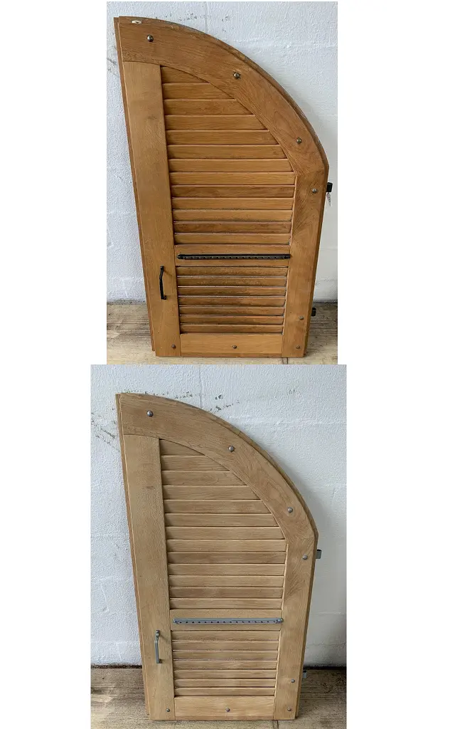 Sablage & Gommage (Vaud) des volets en bois : comparaison avant et après