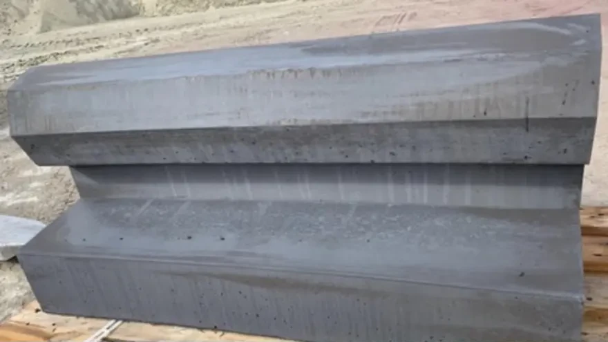 600 pièces en béton : état avant les travaux