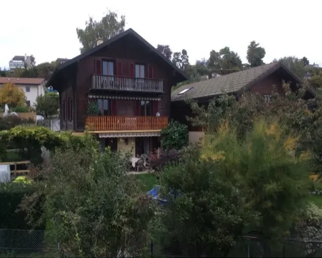 Aérogommage bois chalet : état avant les travaux