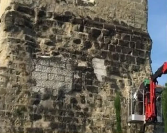 Microgommage & Sablage (Vaud ) de la tour barraud à 1530 Payerne : état avant les travaux