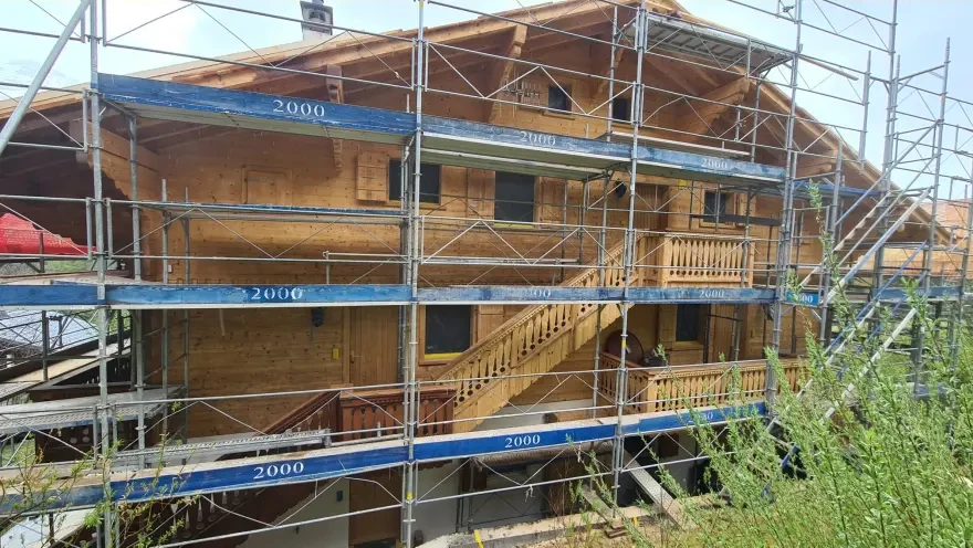 Rénovation d'un chalet en bois aux Diablerets (Vaud) : résultat après les travaux (1)
