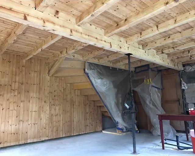 Sablage d'un chalet en bois à Champéry, Valais : résultat après les travaux (2)